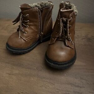 Wonder Nation Brown Kids Boots